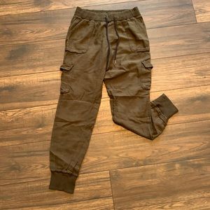 Aritzia Army Green Cargo Joggers